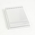 Memo Pad Holder w/Fluted Cover